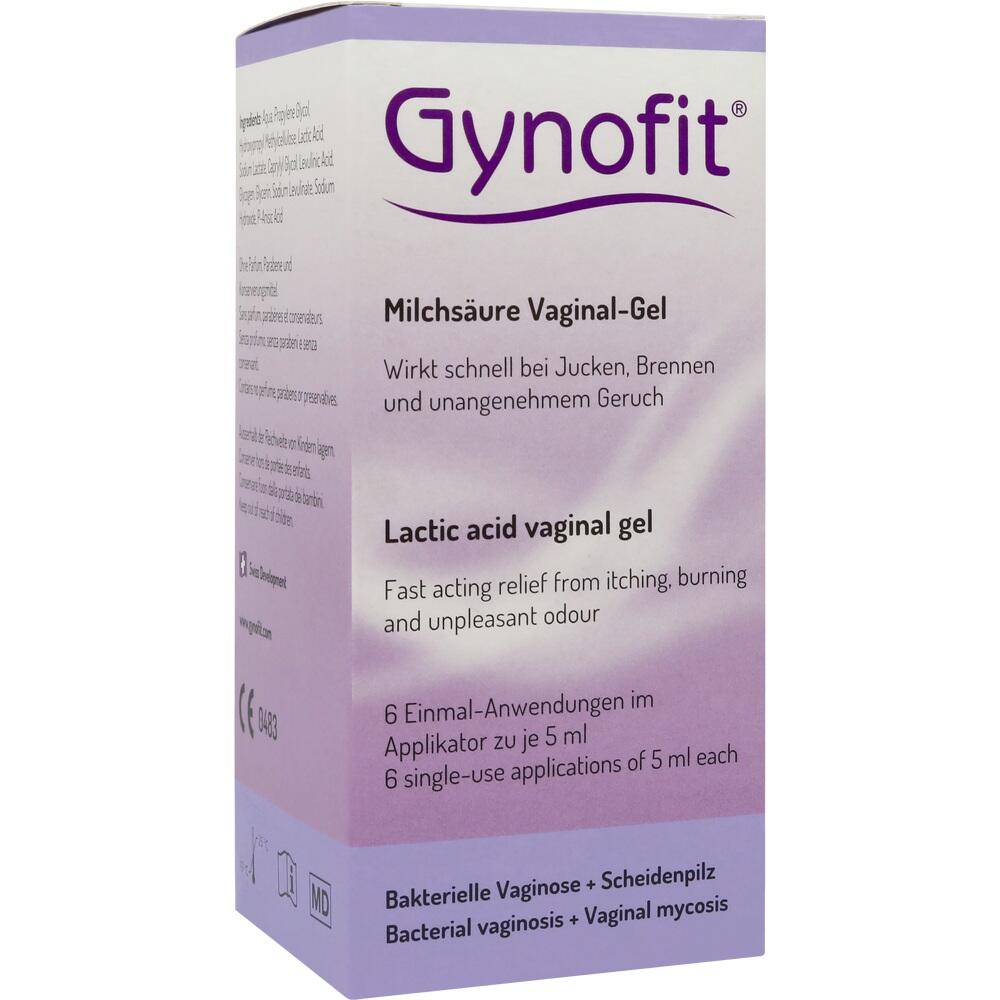 Lila Verpackung des Gynofit Milchs&auml;ure Vaginal-Gels.