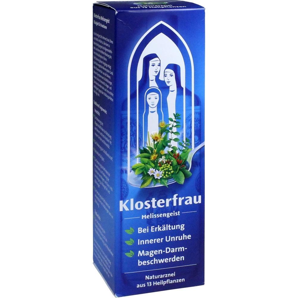 Blaue Packung mit Klosterfrau-Logo und Hinweis auf pflanzliches Heilmittel bei Erk&auml;ltung.