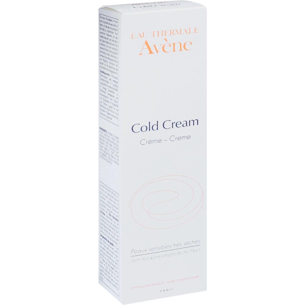 Eine wei&szlig;e Verpackung von Av&egrave;ne Cold Cream f&uuml;r sehr trockene Haut.