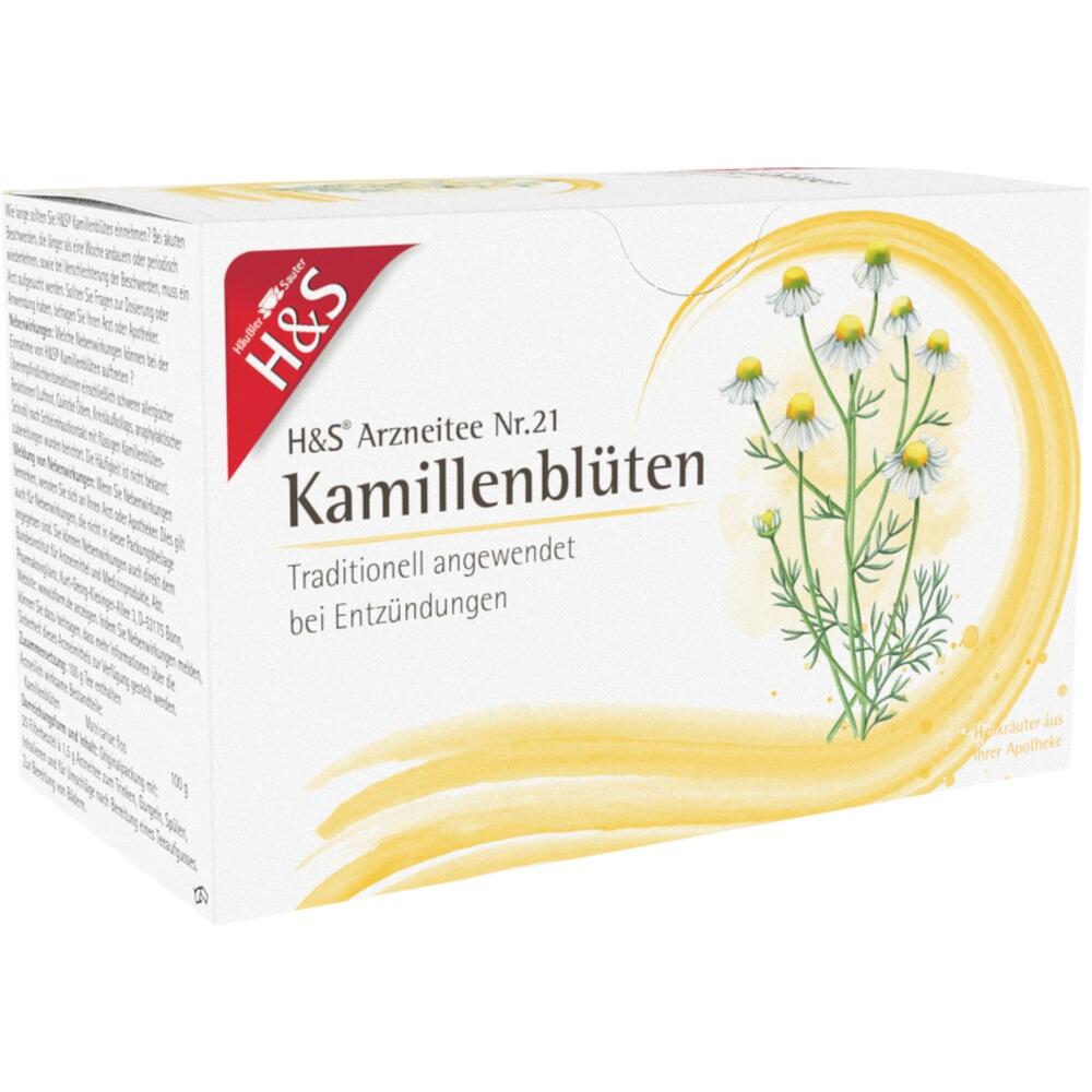 Packung mit H&S Kamillenbl&uuml;ten-Tee, entz&uuml;ndungshemmend.