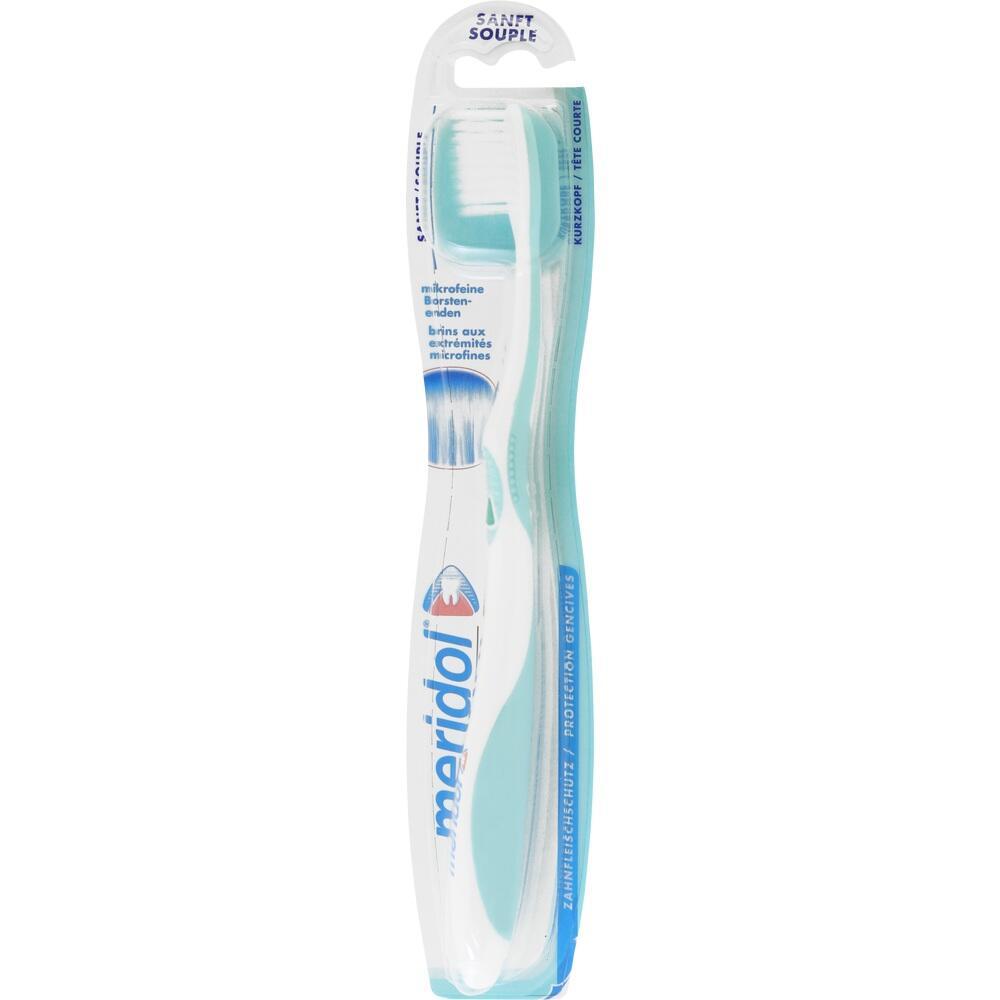 Eine Zahnb&uuml;rste in einer durchsichtigen Verpackung.