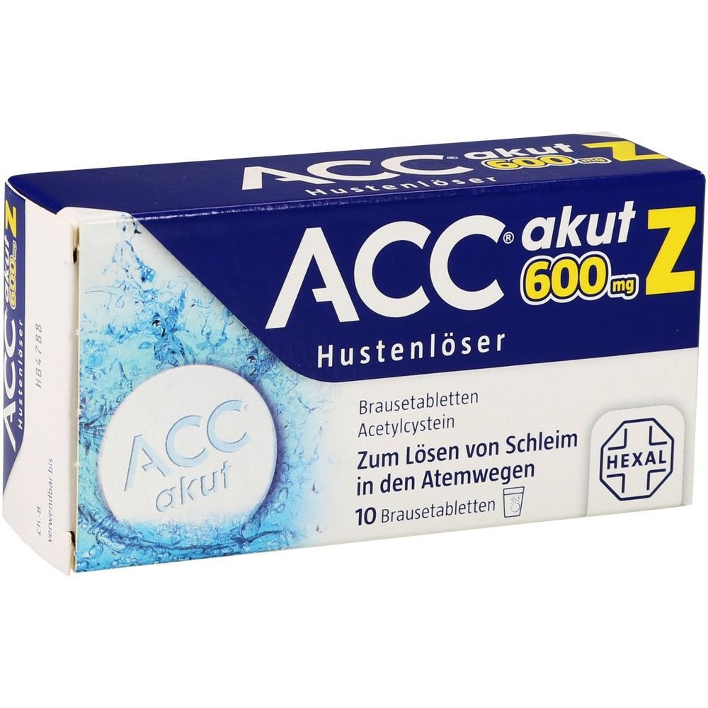 Eine Packung Brausetabletten zur Schleiml&ouml;sung bei Husten.
