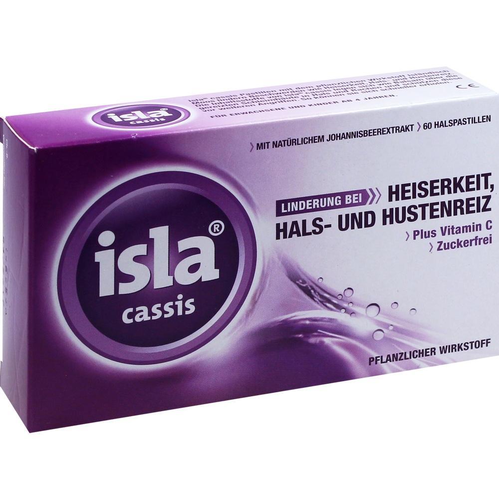 Lila Verpackung von Halsbonbons gegen Heiserkeit und Hustenreiz.