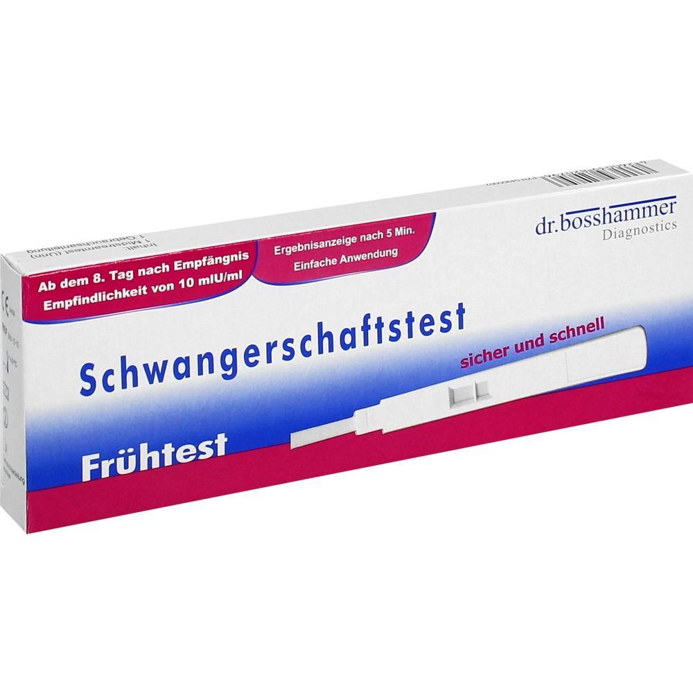 Eine Verpackung f&uuml;r einen Schwangerschaftstest, der schnell und einfach ist.