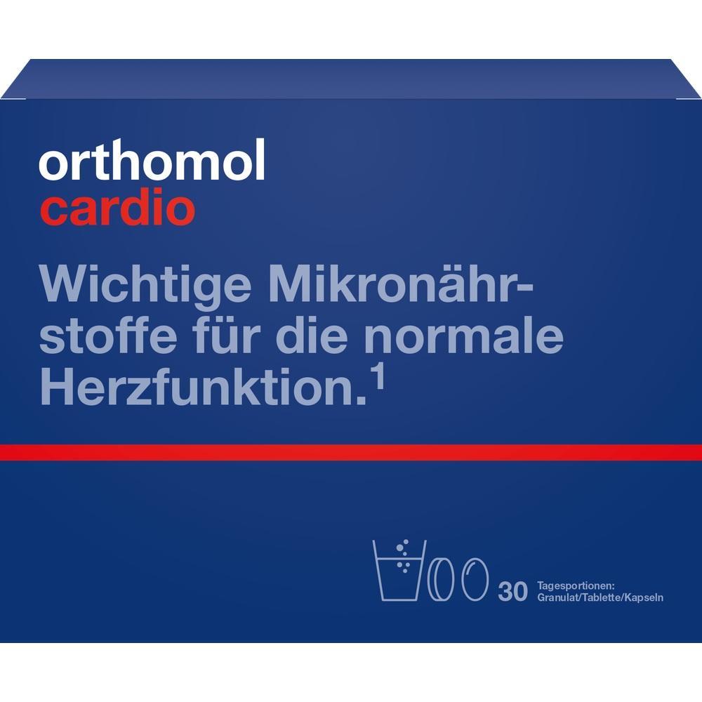 Blaue Verpackung mit dem Text: "Wichtige Mikron&auml;hrstoffe f&uuml;r die normale Herzfunktion."