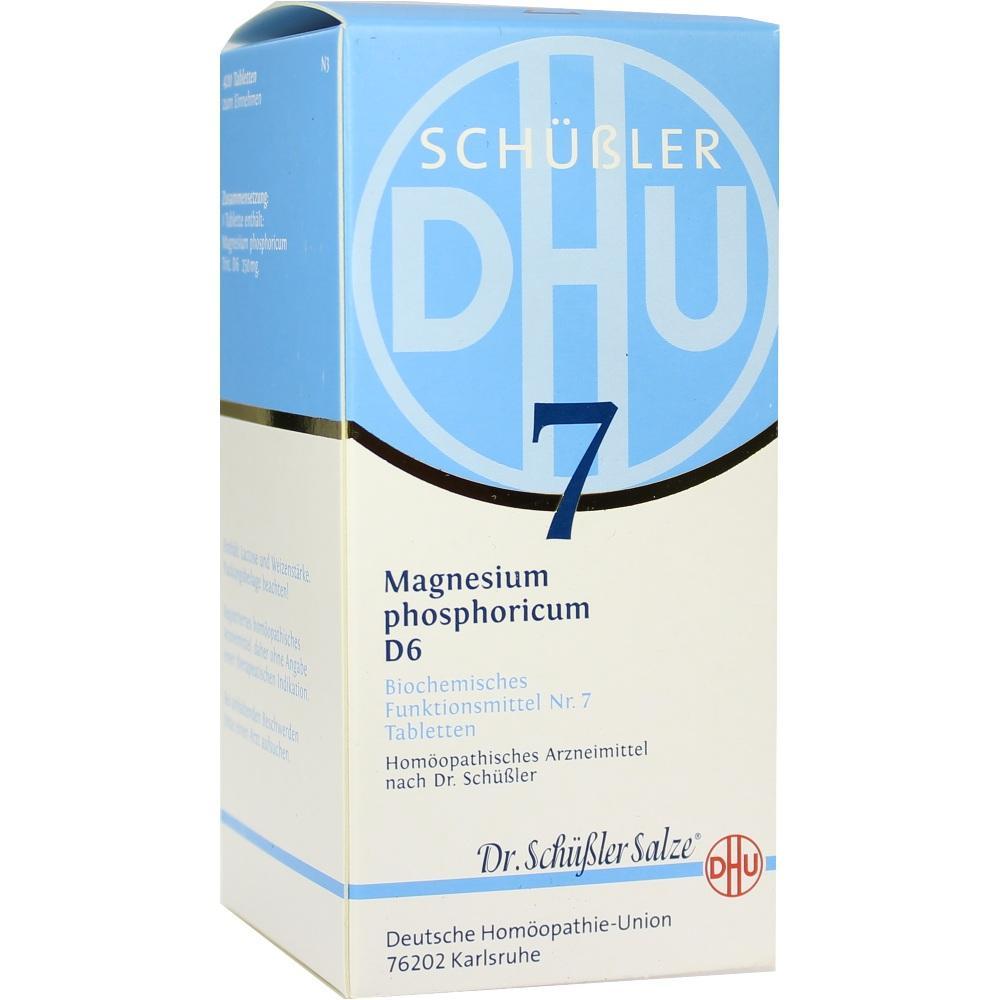 Eine Schachtel mit Sch&uuml;&szlig;ler-Salz Nummer 7, Magnesium phosphoricum D6.