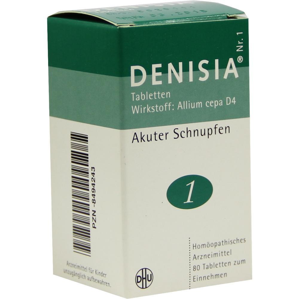 Verpackung von hom&ouml;opathischen Tabletten gegen akuten Schnupfen.