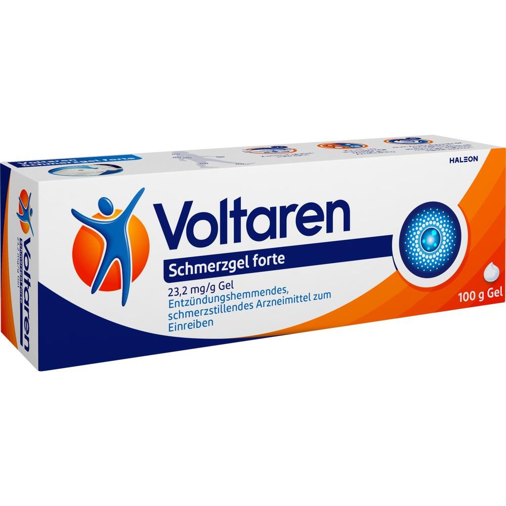 Verpackung von Voltaren Schmerzgel forte zur &auml;u&szlig;eren Anwendung.