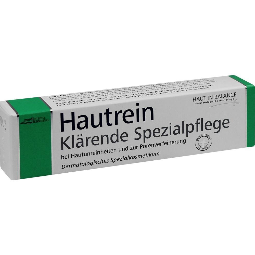 Eine Schachtel mit Hautpflegeprodukt f&uuml;r klare Haut gegen Unreinheiten.