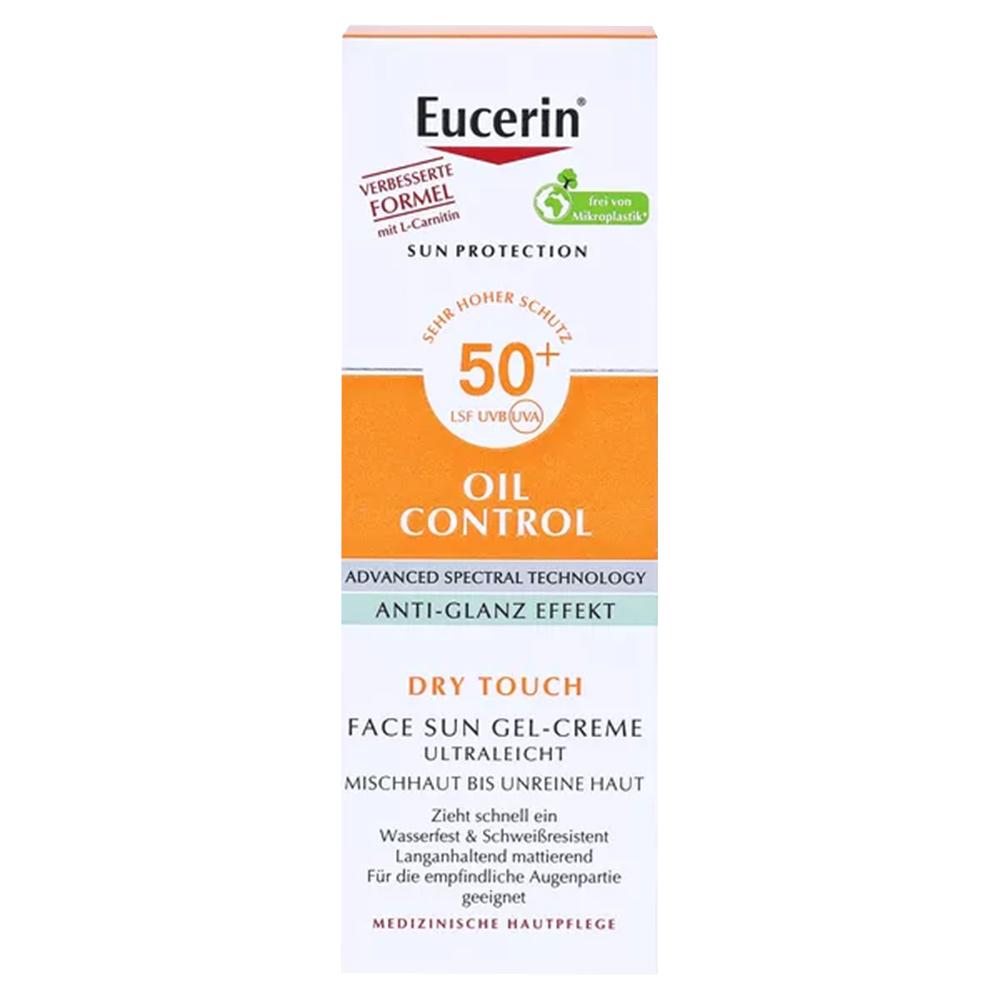 Sonnencreme von Eucerin mit LSF 50+, &ouml;lregulierend f&uuml;r Mischhaut.