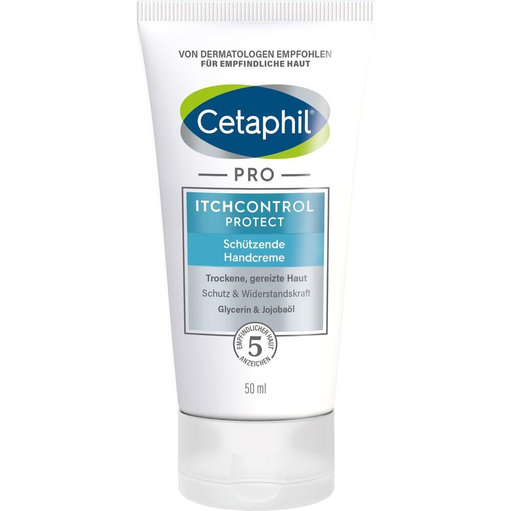 Tube mit schützender Handcreme für trockene Haut von Cetaphil.